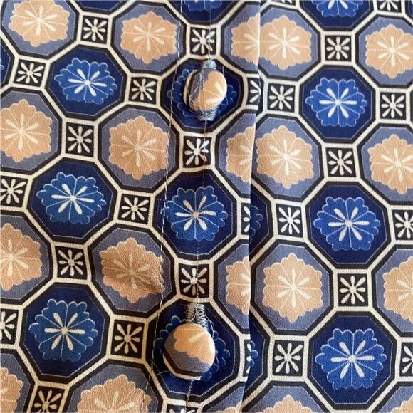 EUC Love blue and brown blouse - Picture 6 of 8